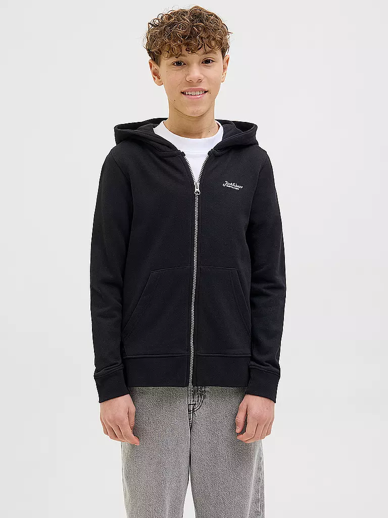 JACK & JONES | Jungen Sweatjacke JJBEAU | schwarz