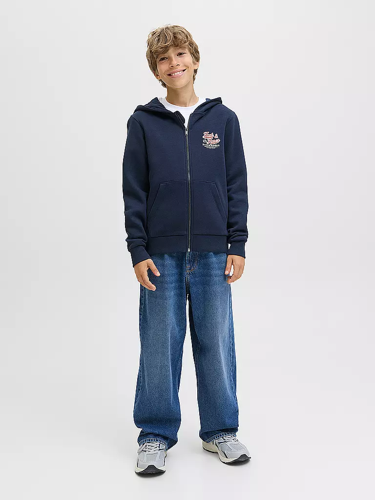 JACK & JONES | Jungen Sweatjacke JJELOGO | dunkelblau