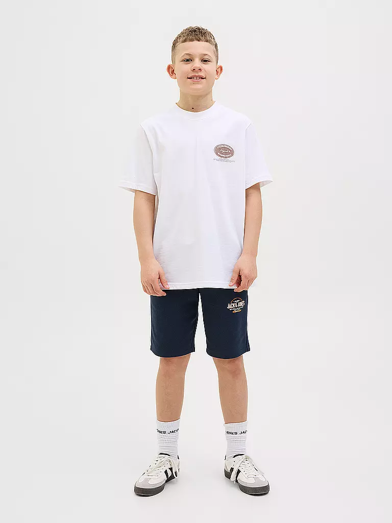 JACK & JONES | Jungen Sweatshorts  | dunkelblau