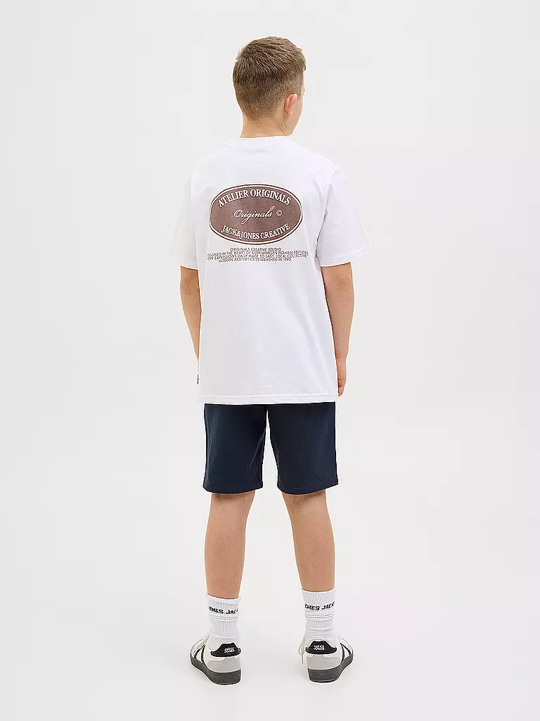 JACK & JONES | Jungen Sweatshorts  | dunkelblau