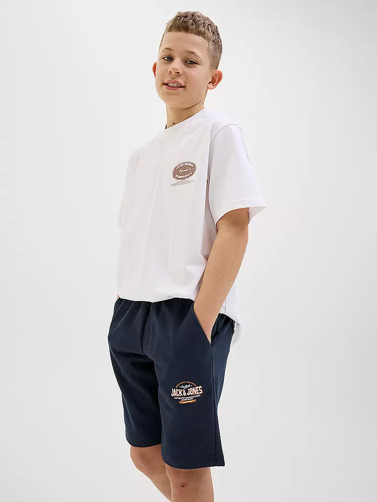 JACK & JONES | Jungen Sweatshorts  | dunkelblau