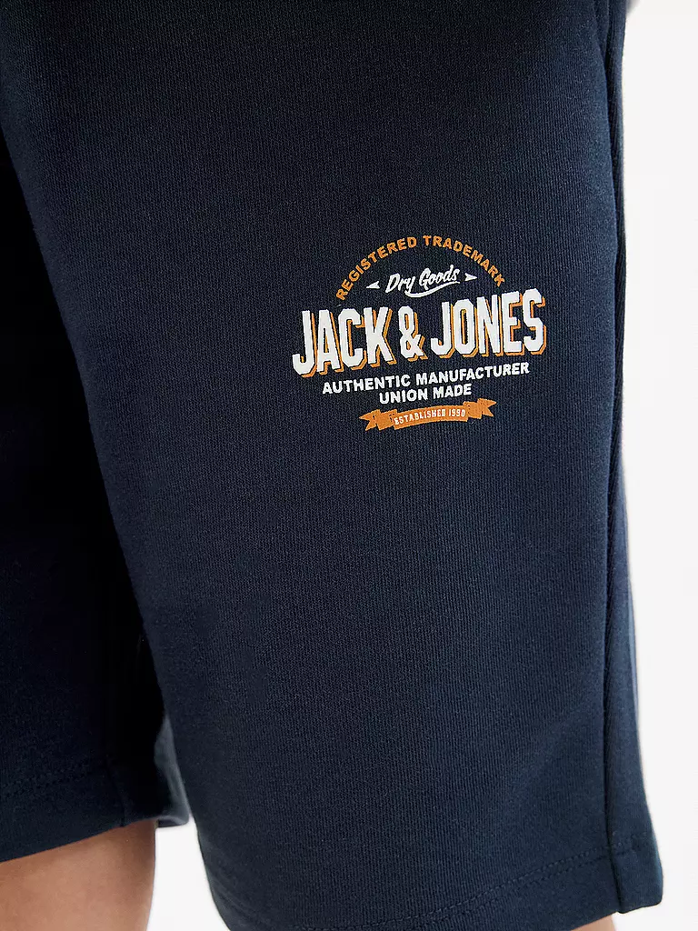 JACK & JONES | Jungen Sweatshorts  | dunkelblau