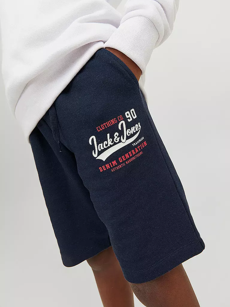 JACK & JONES | Jungen Sweatshorts JPSTLOGO  | dunkelblau