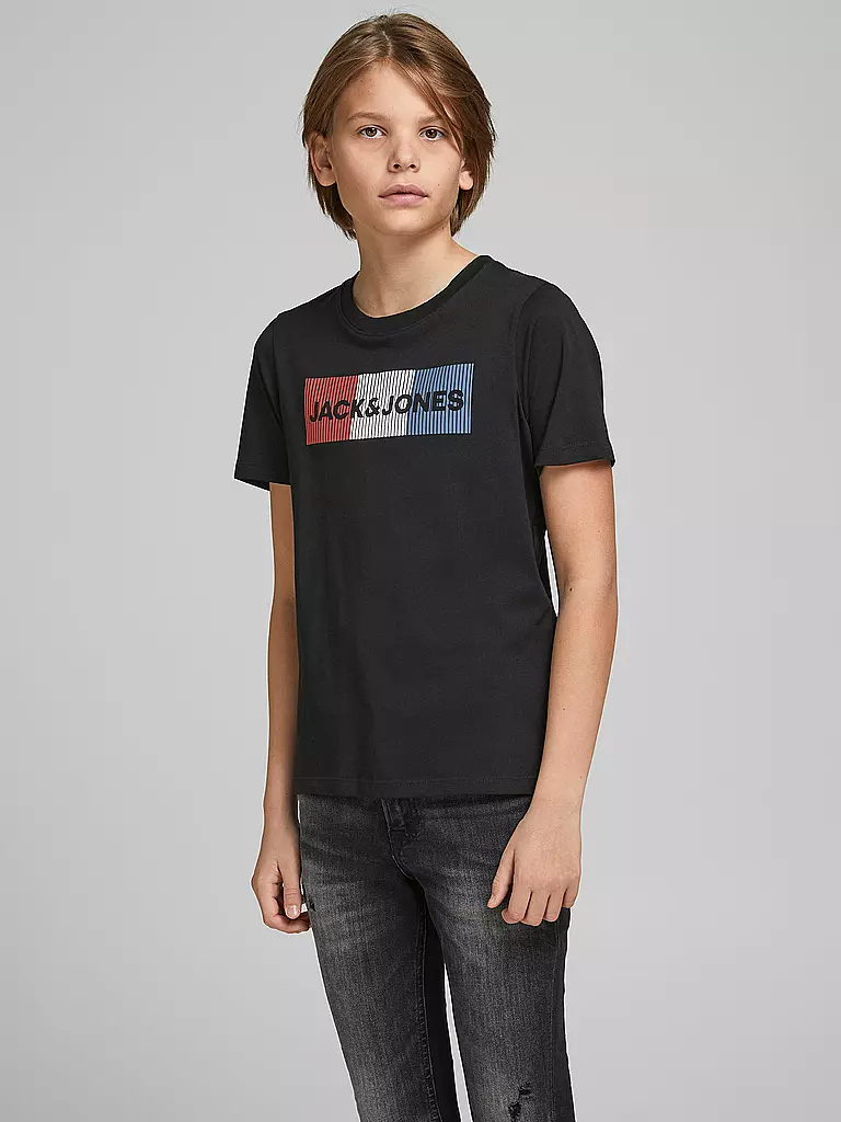 JACK & JONES | Jungen T-Shirt " JJECORP " | schwarz