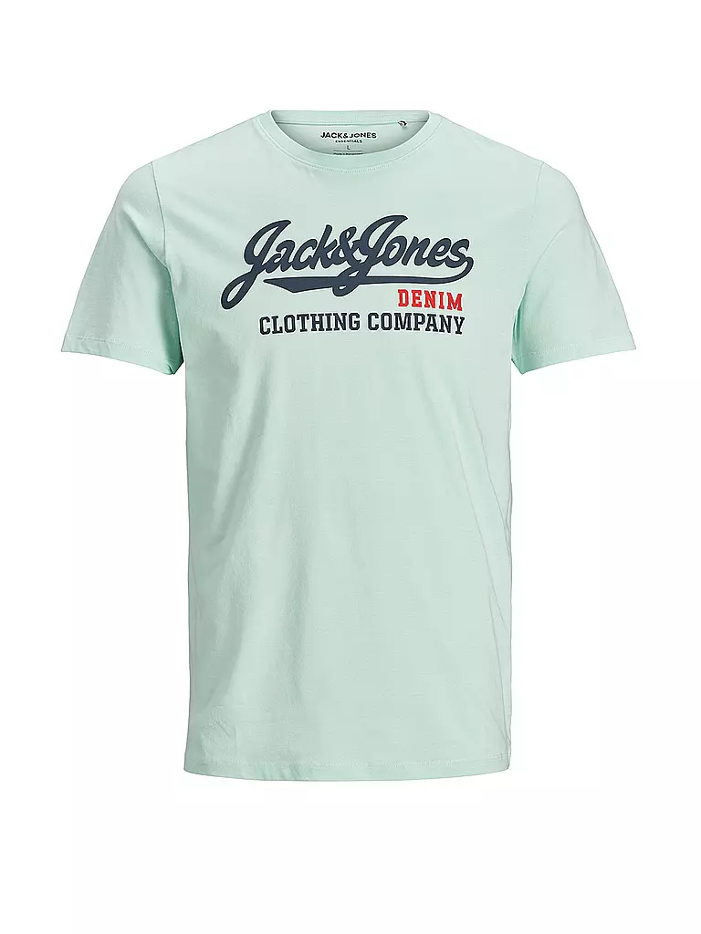 JACK & JONES | Jungen T-Shirt " JJELOGO " | türkis