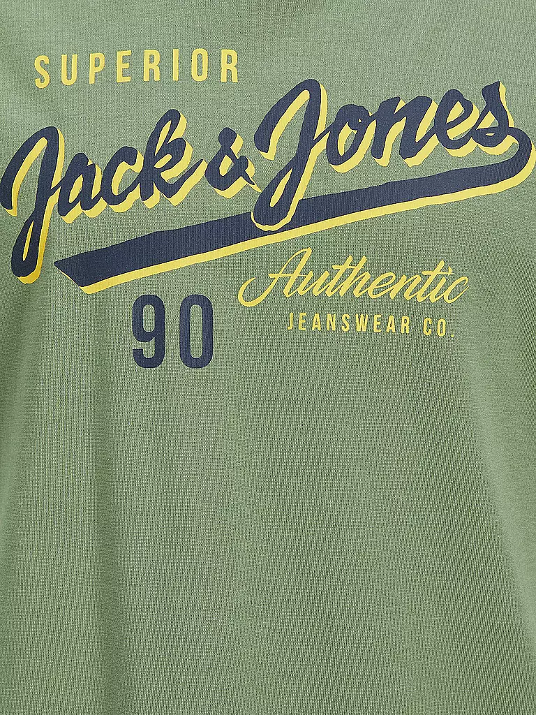 JACK & JONES | Jungen T-Shirt " JJELOGO " | olive