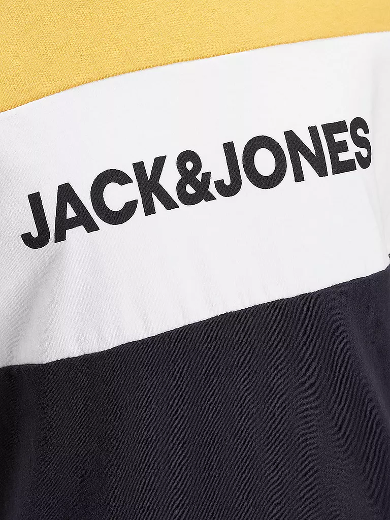 JACK & JONES | Jungen T-Shirt " JJELOGO BLOCKING TEE " | gelb