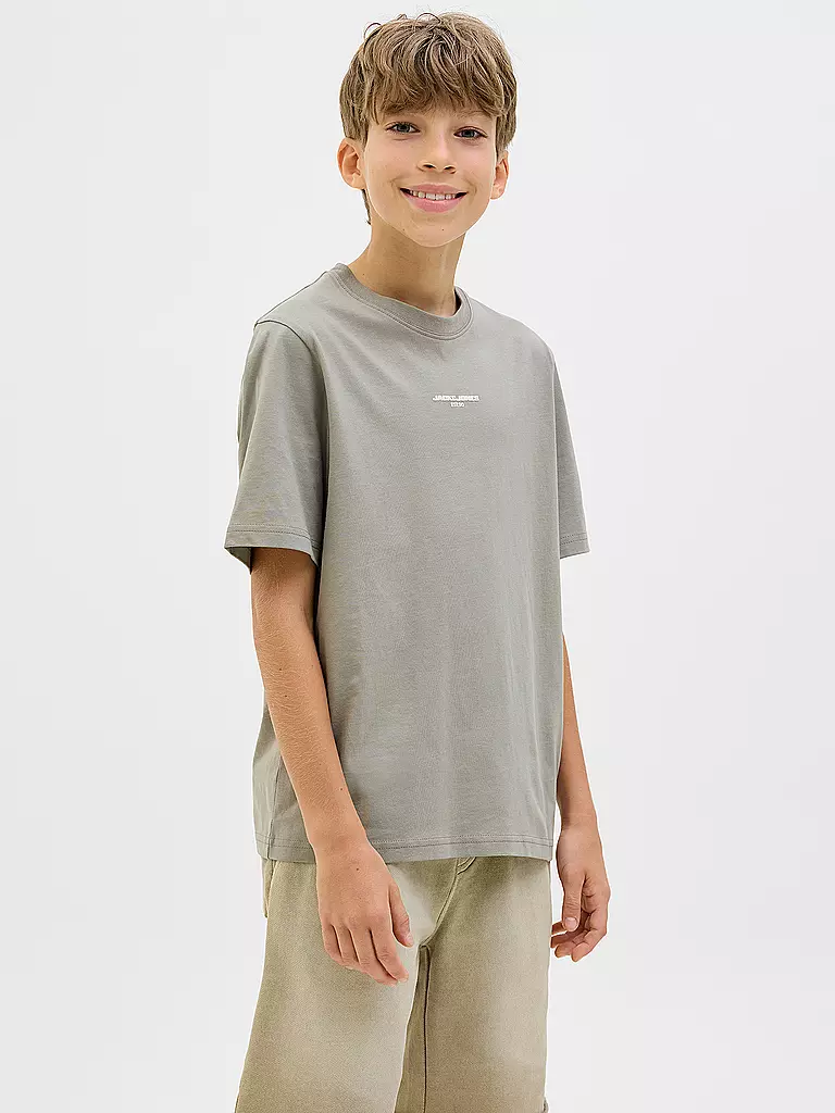 JACK & JONES | Jungen T-Shirt JCOLIDO | grau