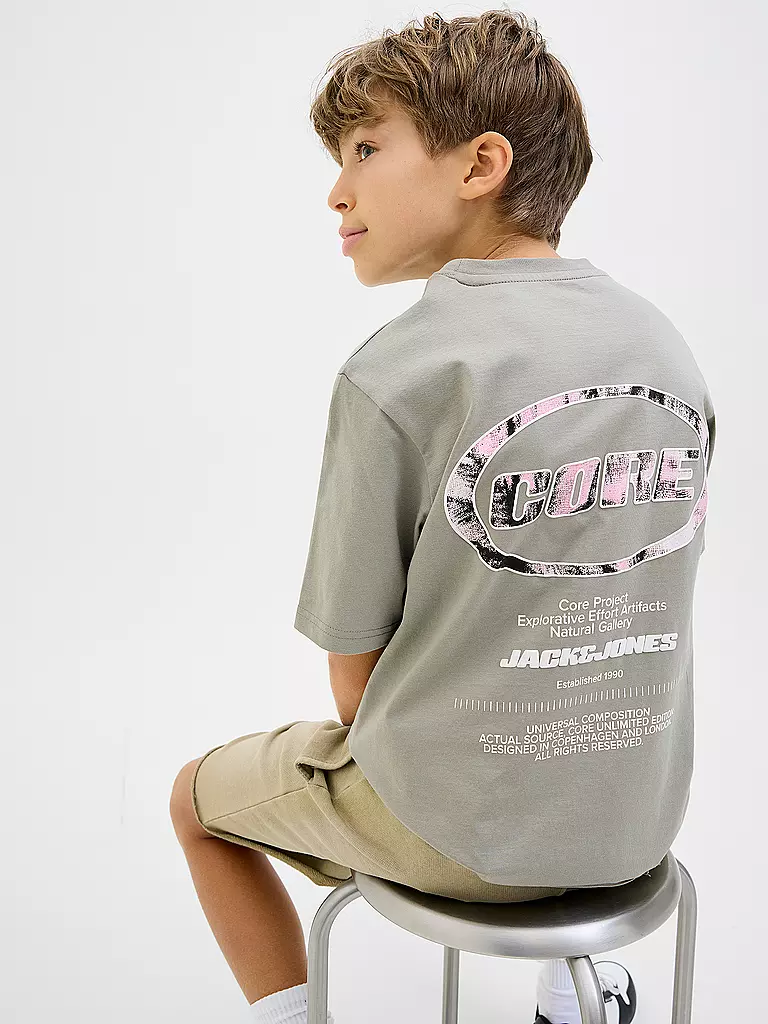 JACK & JONES | Jungen T-Shirt JCOLIDO | grau
