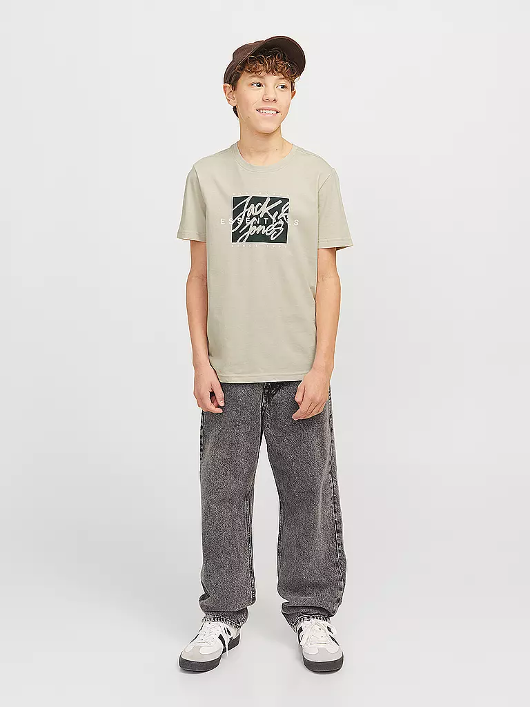 JACK & JONES | Jungen T-Shirt JJCOLTON | beige