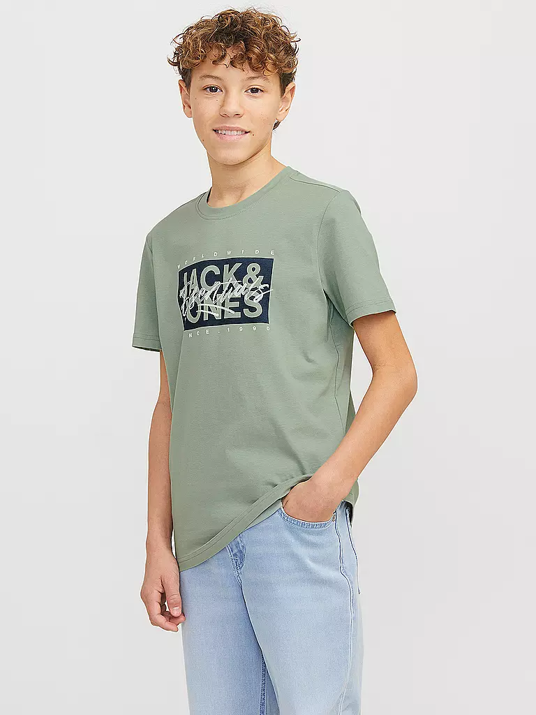 JACK & JONES | Jungen T-Shirt JJCOLTON | mint