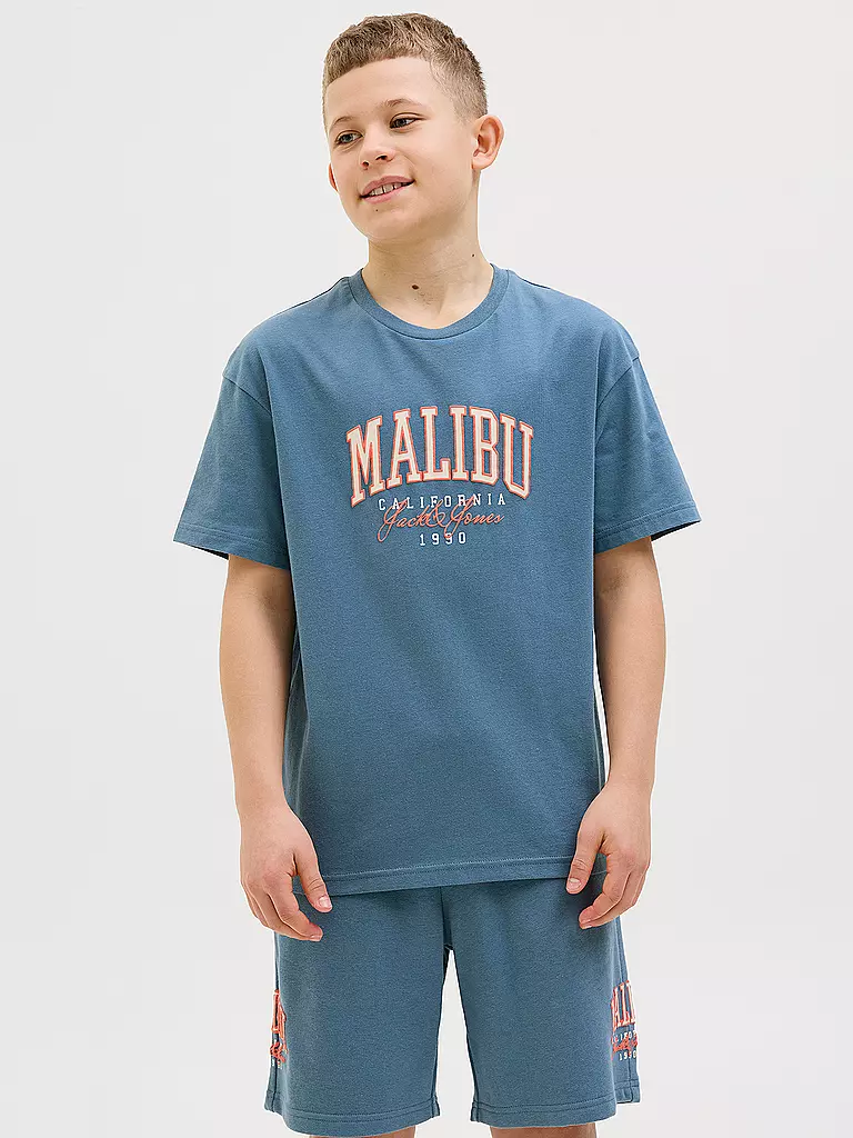JACK & JONES | Jungen T-Shirt JJDETROIT | petrol