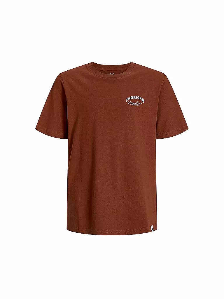 JACK & JONES | Jungen T-Shirt JJEBRANDES  | dunkelrot