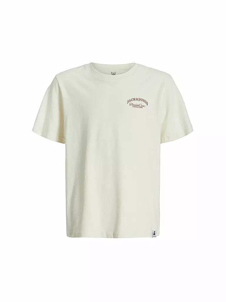 JACK & JONES | Jungen T-Shirt JJEBRANDES  | creme