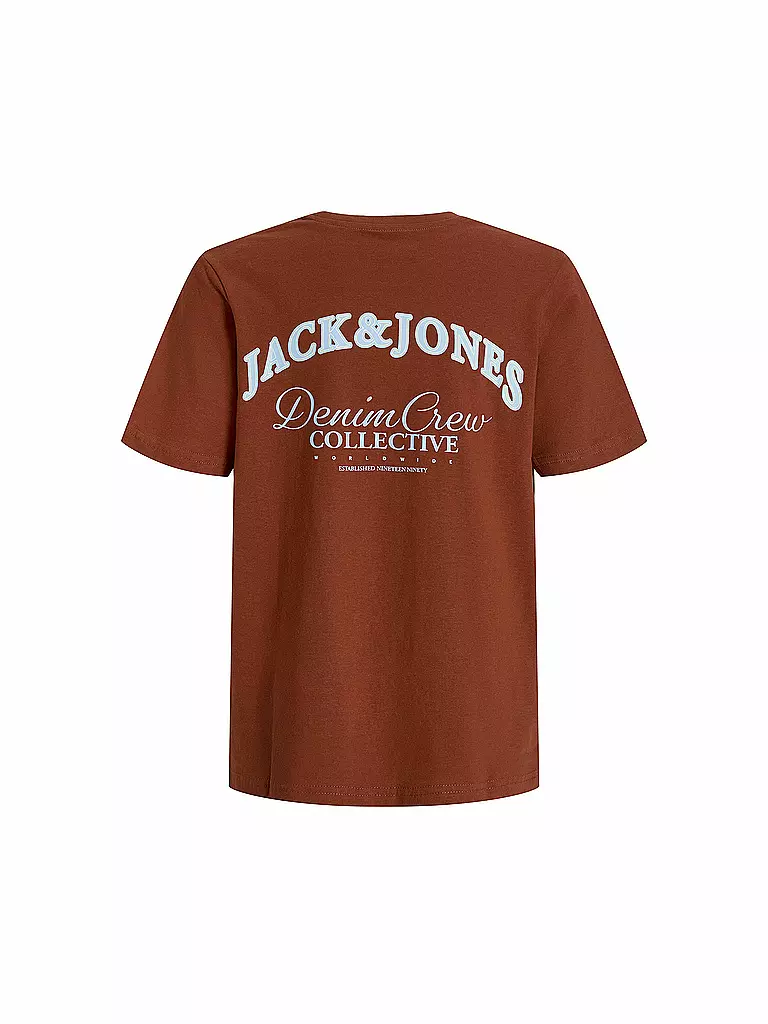 JACK & JONES | Jungen T-Shirt JJEBRANDES  | dunkelrot