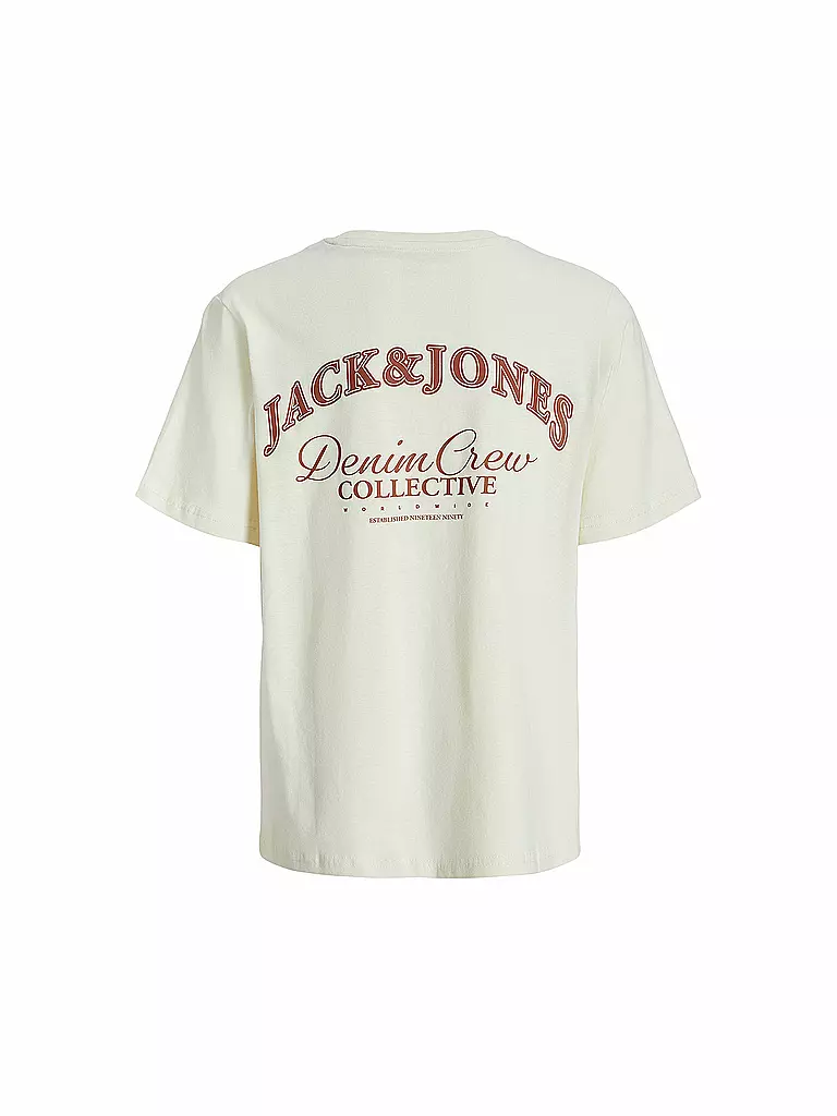 JACK & JONES | Jungen T-Shirt JJEBRANDES  | creme