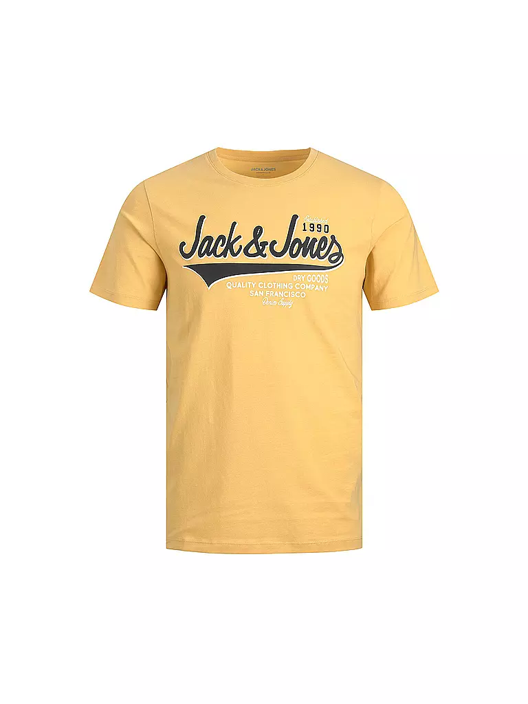 JACK & JONES | Jungen T-Shirt JJELOGO  | gelb