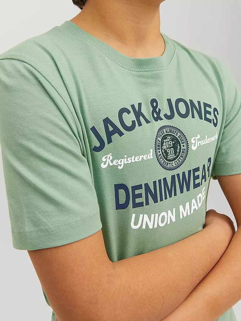 JACK & JONES | Jungen T-Shirt JJELOGO  | mint