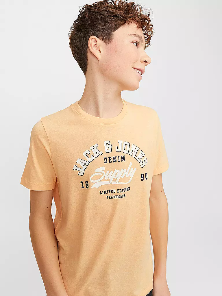 JACK & JONES | Jungen T-Shirt JJELOGO | orange