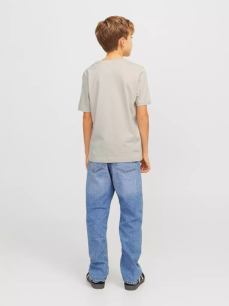 JACK & JONES | Jungen T-Shirt JJELOGO | beige