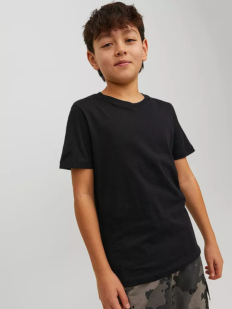 JACK & JONES | Jungen T-Shirt JJEORGANIC | schwarz