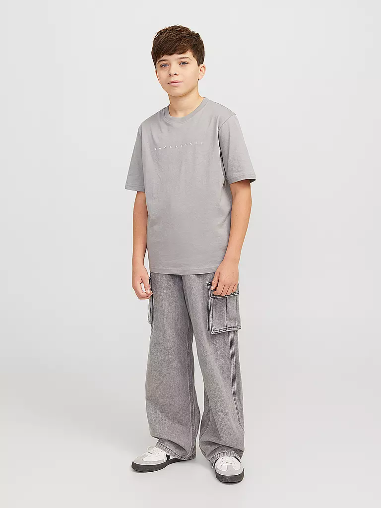 JACK & JONES | Jungen T-Shirt JJESTAR | grau