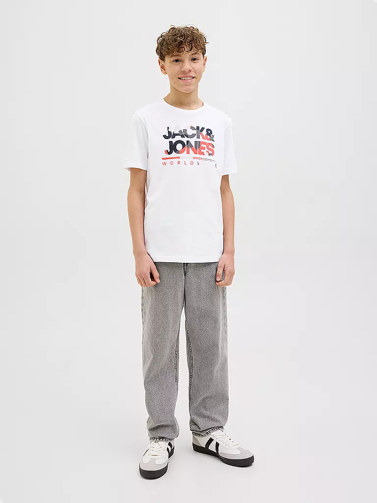 JACK & JONES | Jungen T-Shirt JJLUKE | weiss