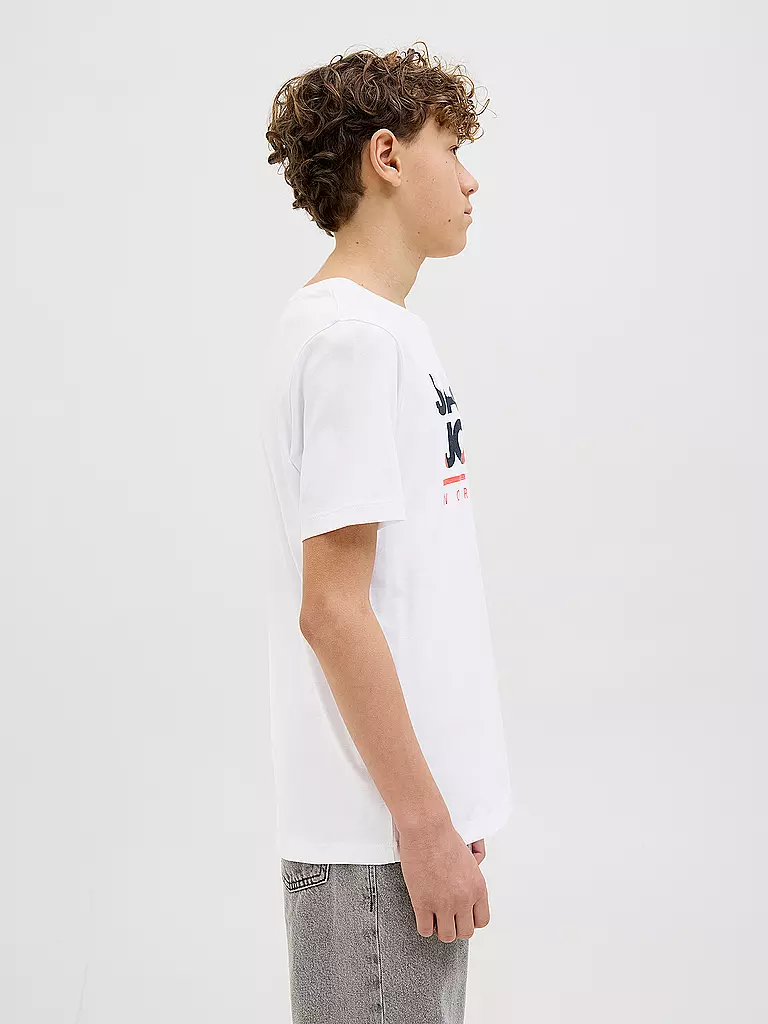JACK & JONES | Jungen T-Shirt JJLUKE | weiss