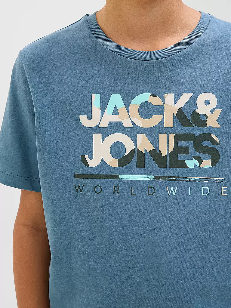 JACK & JONES | Jungen T-Shirt JJLUKE | petrol