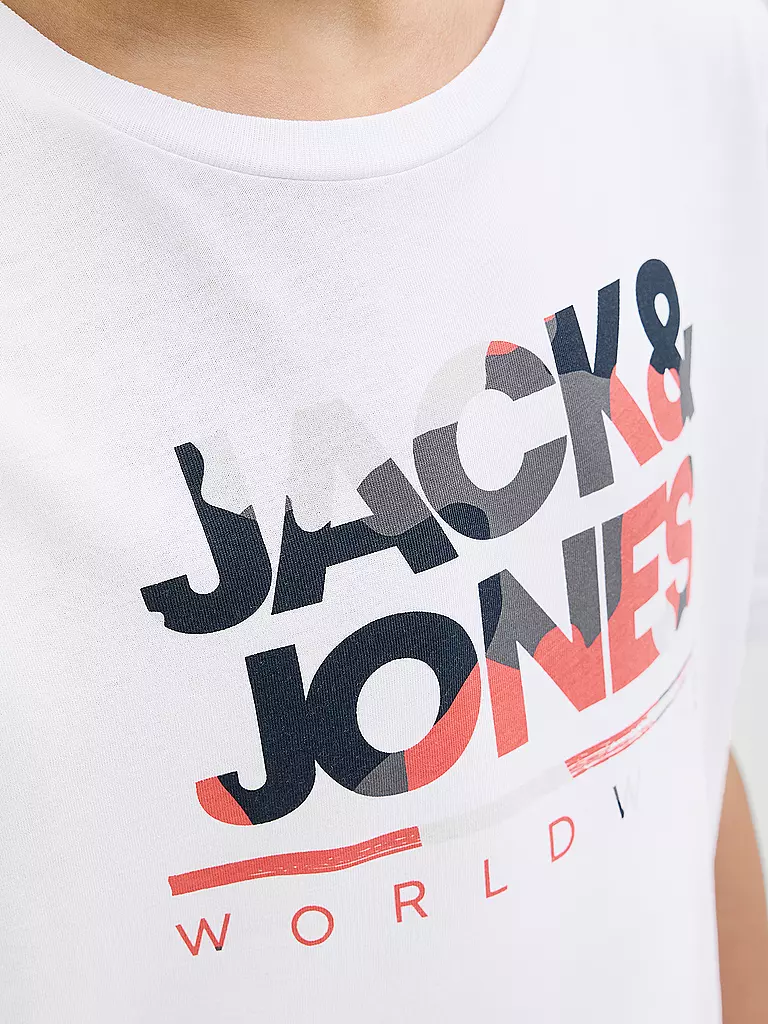 JACK & JONES | Jungen T-Shirt JJLUKE | weiss