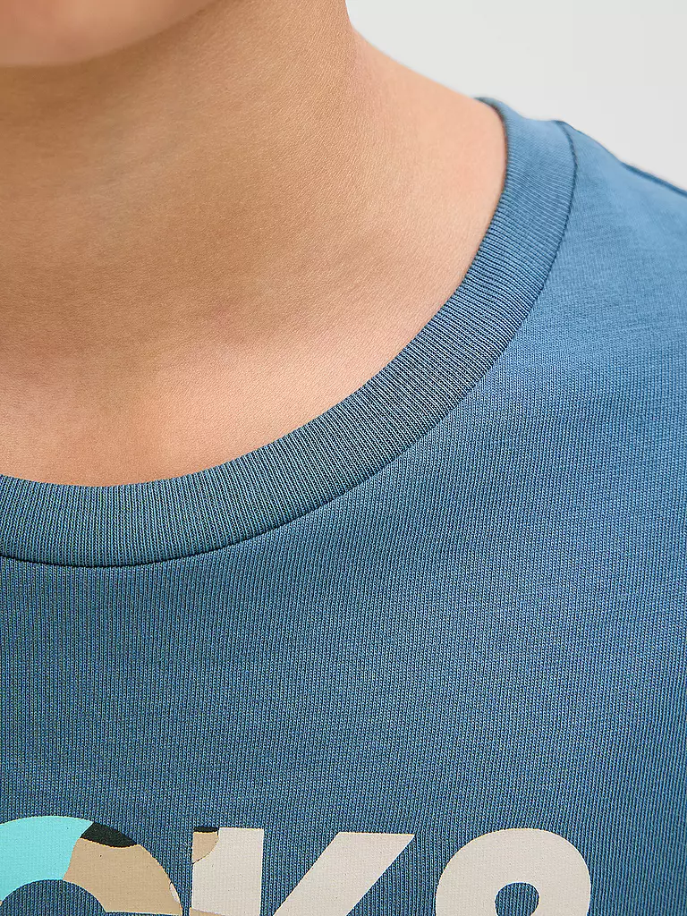 JACK & JONES | Jungen T-Shirt JJLUKE | petrol