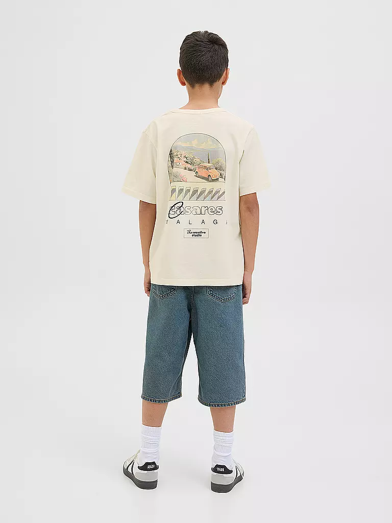 JACK & JONES | Jungen T-Shirt JORALMERIA  | creme