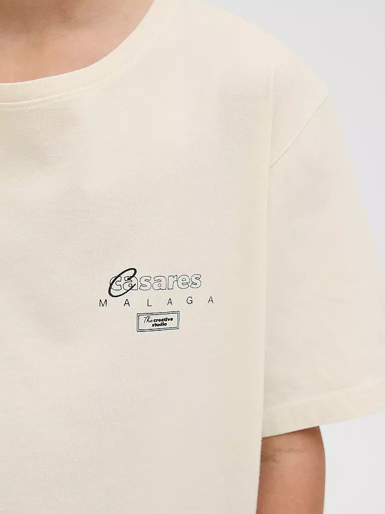 JACK & JONES | Jungen T-Shirt JORALMERIA  | creme