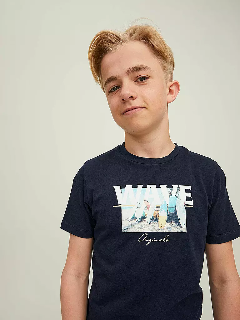 JACK & JONES | Jungen T-Shirt JORBOOSTER | dunkelblau