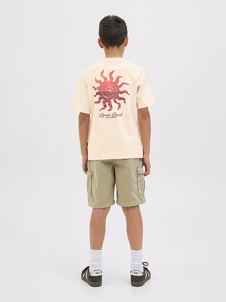 JACK & JONES | Jungen T-Shirt JORCANGGU SUMMER  | beige