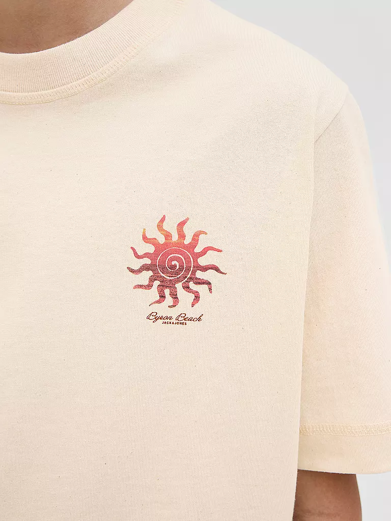 JACK & JONES | Jungen T-Shirt JORCANGGU SUMMER  | beige