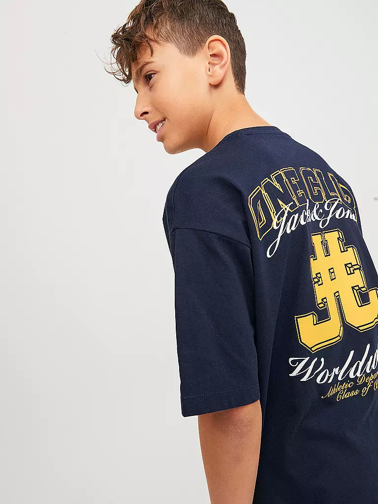 JACK & JONES | Jungen T-Shirt JORCOLE | dunkelblau