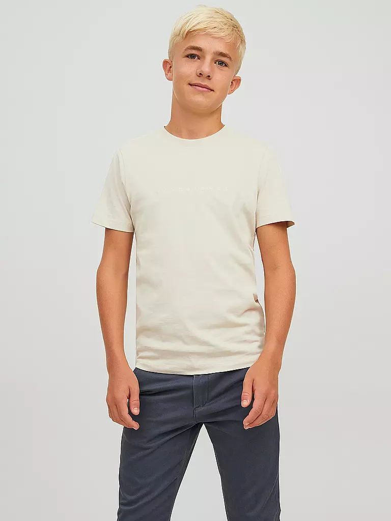 JACK & JONES | Jungen T-Shirt JORCOPENHAGEN  | creme