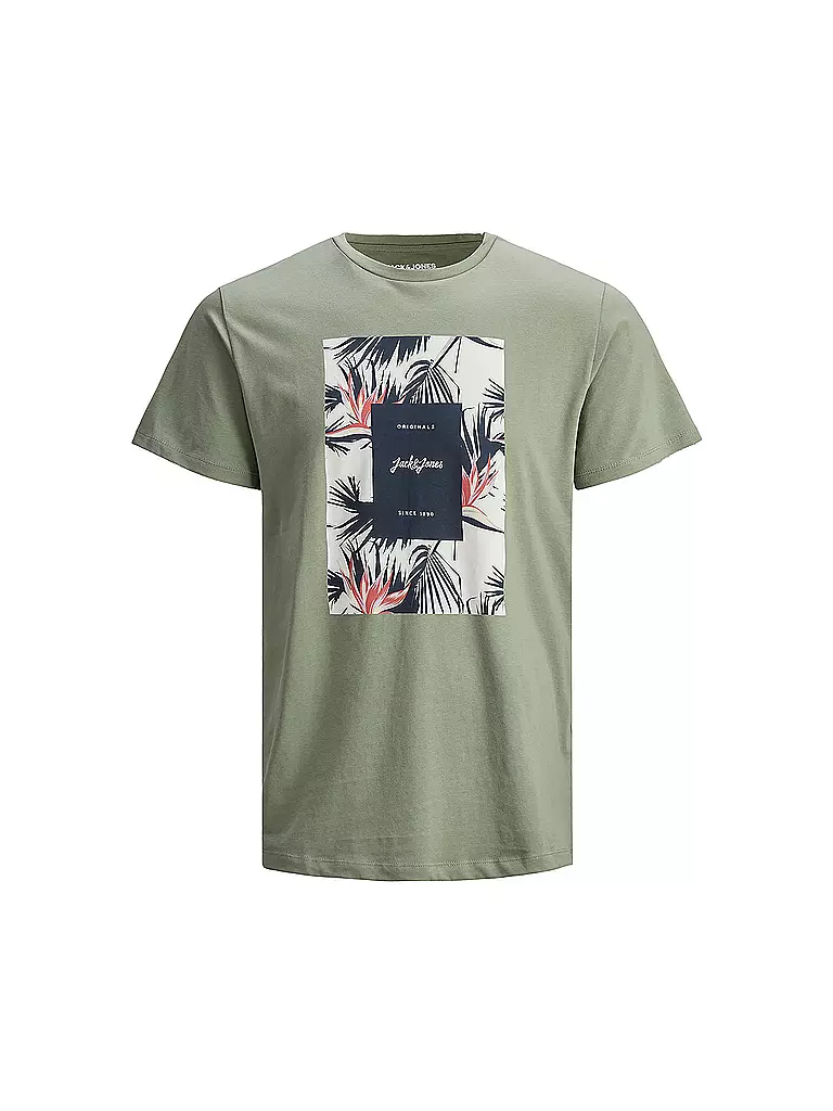 JACK & JONES | Jungen T-Shirt JORFLORALL | grün