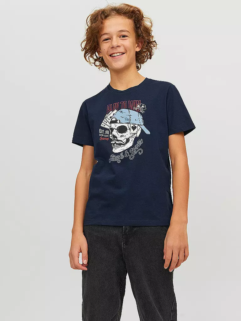 JACK & JONES | Jungen T-Shirt JORROXBURY  | dunkelblau