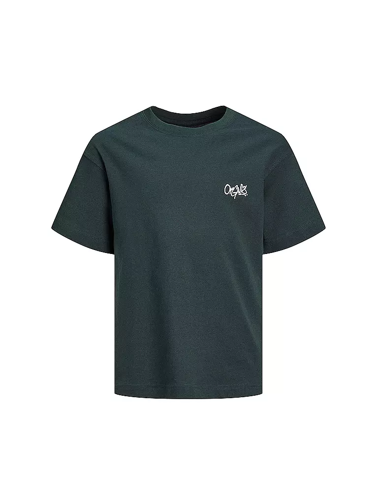 JACK & JONES | Jungen T-Shirt JORSILVERLAKE | dunkelgrün