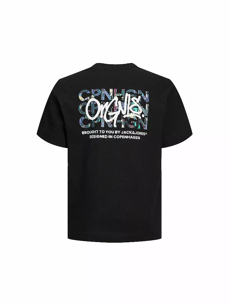 JACK & JONES | Jungen T-Shirt JORSILVERLAKE | schwarz