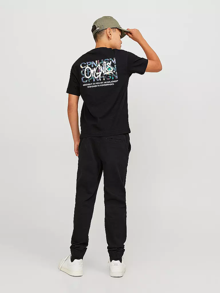 JACK & JONES | Jungen T-Shirt JORSILVERLAKE | schwarz
