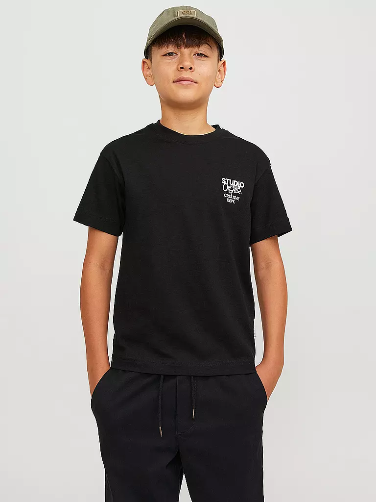 JACK & JONES | Jungen T-Shirt JORSILVERLAKE | schwarz