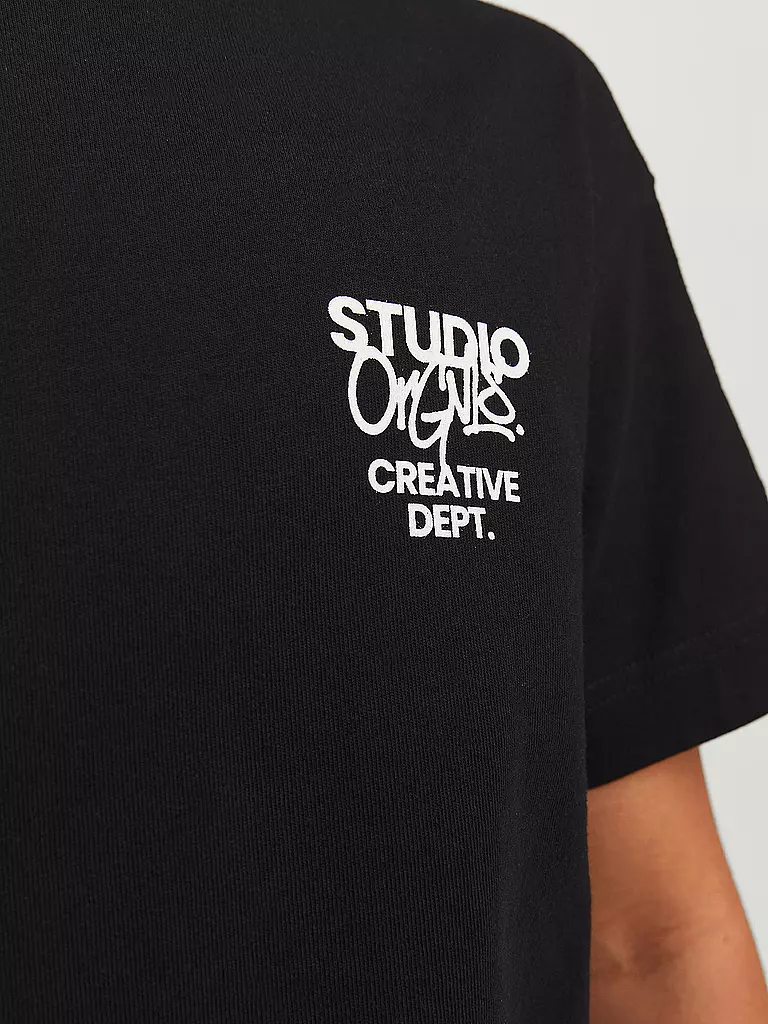 JACK & JONES | Jungen T-Shirt JORSILVERLAKE | schwarz