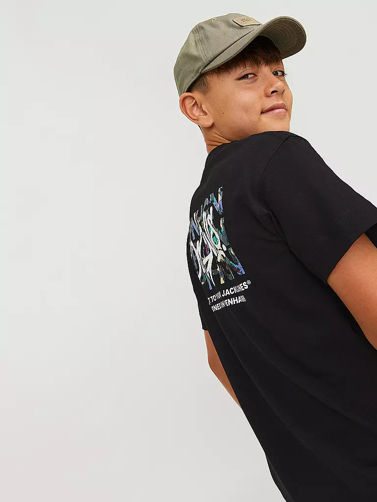 JACK & JONES | Jungen T-Shirt JORSILVERLAKE | schwarz