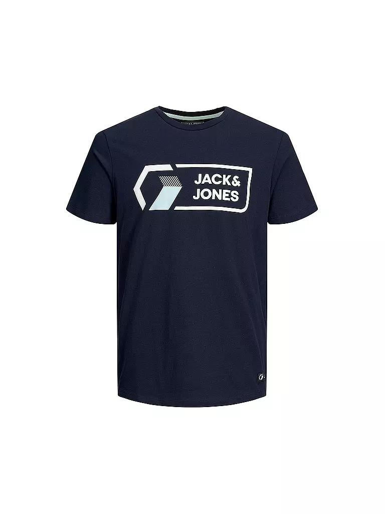 JACK & JONES | Jungen T-Shirt Regular Fit JCOLOGAN | dunkelblau