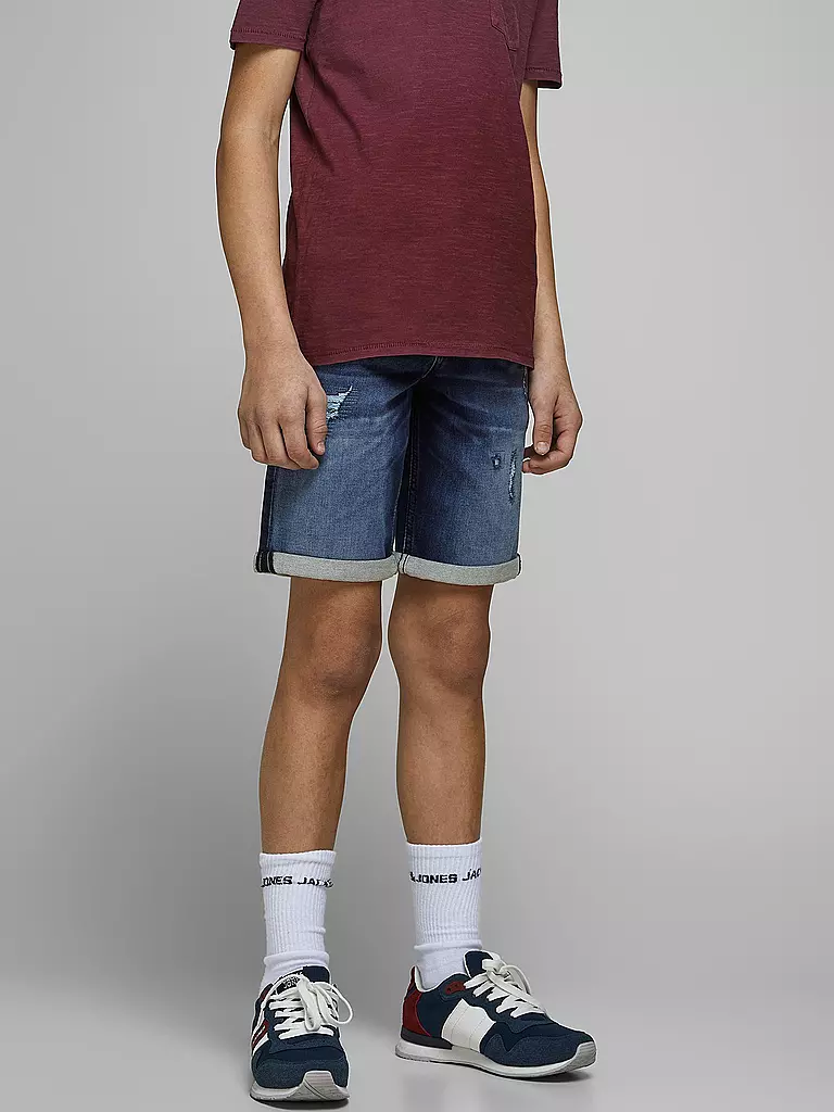 JACK & JONES | Jungen-Jeansbermuda "JJIRICK JJICON" | blau