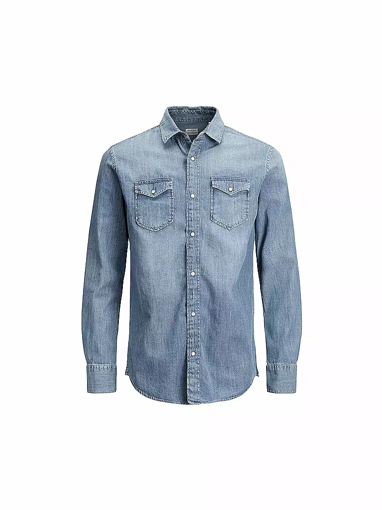 JACK & JONES | Jungen-Jeanshemd "JJEWESTERN SHERIDAN" | blau