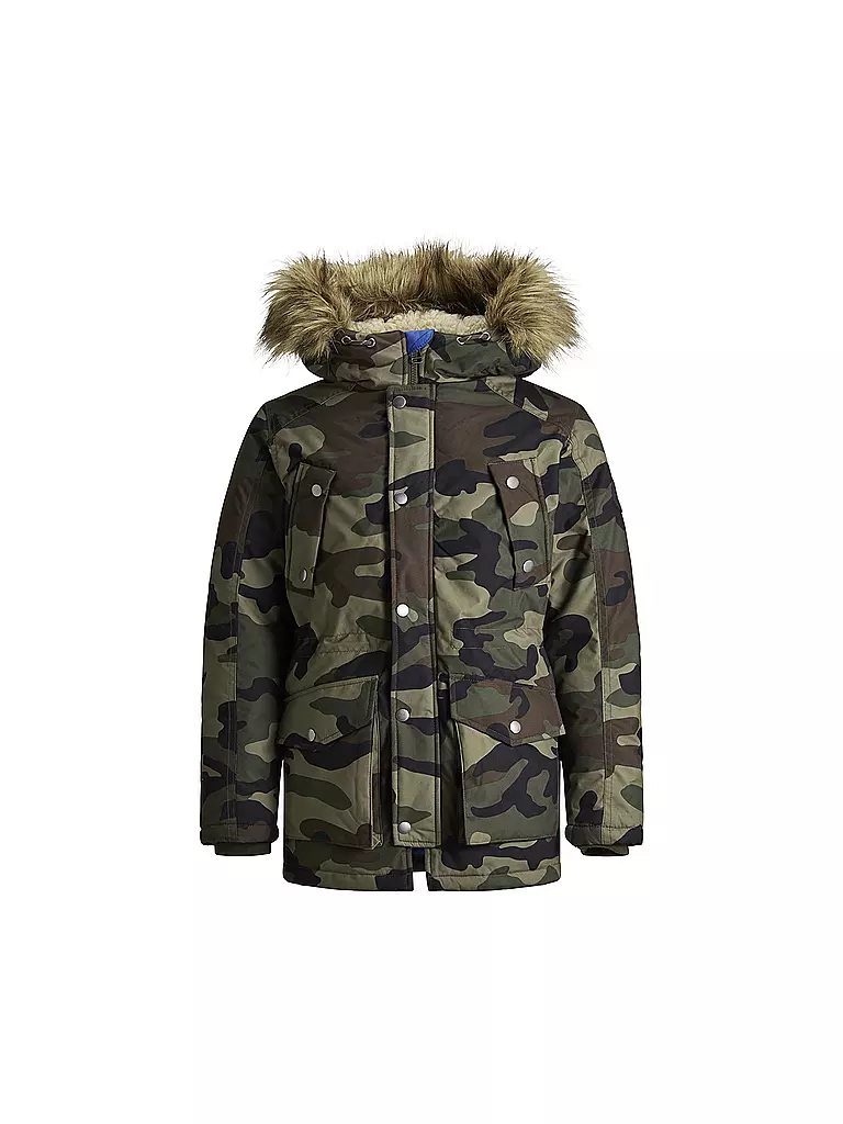 JACK & JONES | Jungen-Parka "JOREXPLORE" | olive